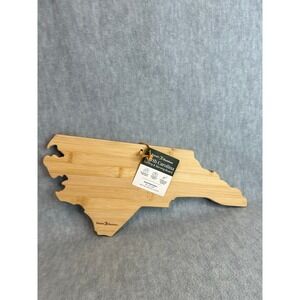 Totally Bamboo North Carolina Cutting Serving Board Sustainable Bamboo‎ New